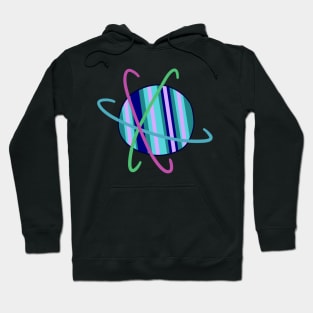 Striped Ring Planet Hoodie